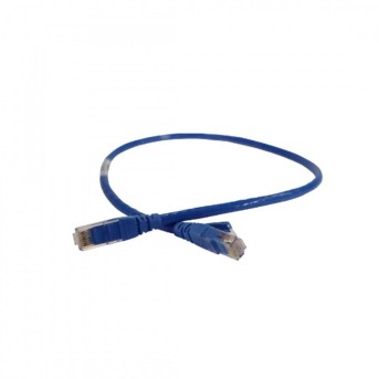 Legrand 051818 П-корд U/UTP кат6 PVC 0,5м син в Metoo.kz - Metoo (2)