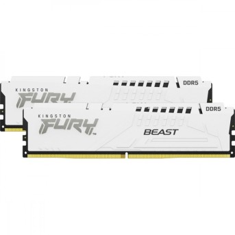 Модуль памяти Kingston Fury Beast White EXPO KF556C36BWEK2-64 DDR5 DIMM 64Gb KIT (2x32) 5600MHz CL36 в Metoo.kz - Metoo (2)