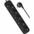 Удлинитель с заземлением Defender M530 3.0 м, 5 розеток, черный - Metoo (2)
