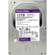 Жесткий диск HDD 12Tb SATA 6Gb/s Western Purple Pro WD122PURP, 7200rpm, 512Mb..