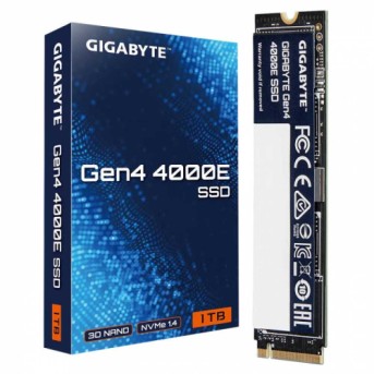 Твердотельный накопитель SSD 1000Gb PCIe4.0x4 GIGABYTE G440E1TB, NVMe1.4, M.2 2280, R4000/W3900 в Metoo.kz - Metoo (1)