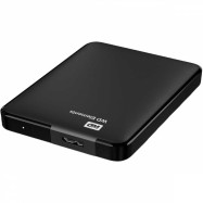 Внешний жесткий диск 1Tb, WD Elements Portable WDBUZG0010BBK-WESN, ext power via USB, black, USB 3.0
