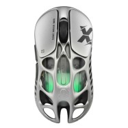 Мышь GravaStar Mercury X Interstellar Silver, PAW3950, 32000dpi, 49g, 2.4/BT/Wired..