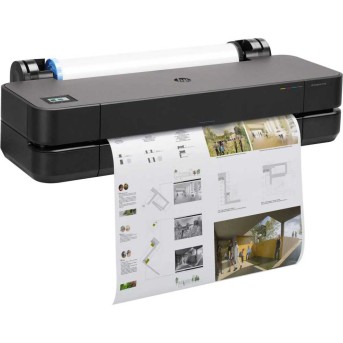 Принтер широкоформатный HP Inc DJ T230 5HB07D 24" А1 610 мм, 35 сек/<wbr>A1, 68 отпечатков A1/<wbr>ч, Ethernet, USB, WIFI - Metoo (2)