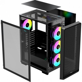 Корпус Ocypus Gamma C60 BK ARGB ATX/mATX/ITX 3xUSB Черный Gamma-C60-BKG400XX-GL в Metoo.kz - Metoo (5)