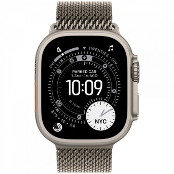Apple Watch Ultra 3 GPS + Cellular 49mm Natural Titanium Case with Natural Titanium Milanese Loop - Medium,Model A3281 в Metoo.kz - Metoo (2)
