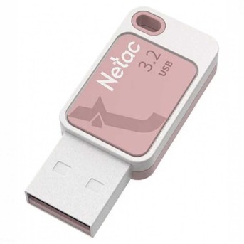 Флэш-накопитель Netac UA31 USB3.2 Flash Drive 256GB, Plastic, Pink в Metoo.kz - Metoo (1)