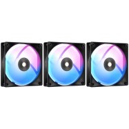 Вентилятор для корпуса Ocypus Delta F12 BK ARGB 3-IN-1 3x(120x120x25mm) 500-2000RPM 73CFM Черный..