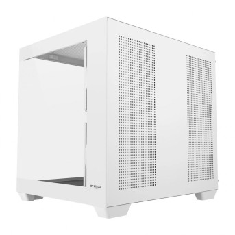 Компьютерный корпус FSP S140-WA, Без БП, 1xUSB3.0/2xUSB2.0, 3xARGB 120mm, Glass, White, mATX(SFF) в Metoo.kz - Metoo (3)
