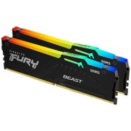 Модуль памяти Kingston Fury Beast RGB XMP KF556C40BBAK2-32 DDR5 DIMM 32Gb Kit(2x16) 5600 MHz CL40