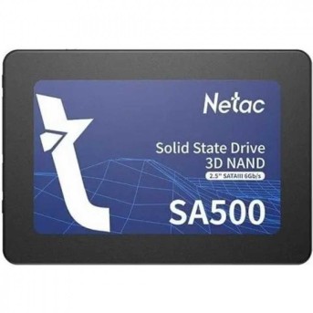 Твердотельный накопитель SSD 2Tb, SATA 6 Gb/s, Netac SA500, 2.5", 3D TLC, 530R/475W в Metoo.kz - Metoo (1)