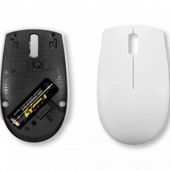 Мышь Lenovo 300 Wireless Compact Mouse (Cloud Grey) with battery в Metoo.kz - Metoo (5)