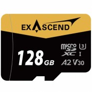 Карта памяти MicroSD Exascend Catalyst, 128Gb, SDXC I, UHS-I (V30), R175/W150 +SD adapter
