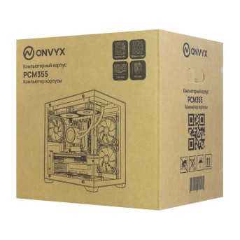 Компьютерный корпус ONVYX PCM355W, Без БП, 1xUSB3.0, 2xUSB2.0, HD-Audio, M-ATX/ITX, White в Metoo.kz - Metoo (3)