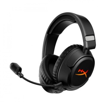 Наушники-гарнитура игровые беспроводные HyperX B5VC4AA Cloud Flight 2 черный в Metoo.kz - Metoo (1)