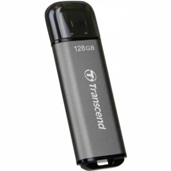 USB Флеш 128GB 3.2 Transcend TS128GJF920 серый в Metoo.kz - Metoo (1)