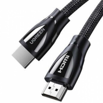 Кабель Ugreen HD140 HDMI A M/<wbr>M Cable with Braided, 1m, 80401 - Metoo (1)
