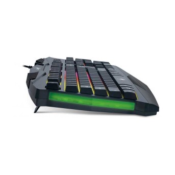 Клавиатура игровая проводная Scorpion K220, USB, 7 цветов подсветки, 12 функциональных клавиш, до 2 млн. нажатий, защита от брызг. Кабель 1.5 м. Цвет - Metoo (3)