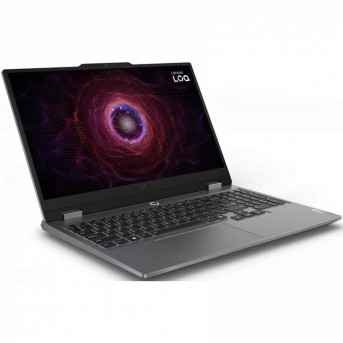 Ноутбук Lenovo 83JC005JRK LOQ 15ARP9 15.6" FHD(1920x1080) IPS 144Hz/AMD Ryzen 7 7435HS 3,1Ghz (8C)/AI-Powered Gaming PC/16GB/512GB/NVIDIA GeForce RTX4050 6GB/Wi-Fi 6/BT5.2/720P HD Camera/BKLT/NoOS/1Y/Luna Grey в Metoo.kz - Metoo (2)