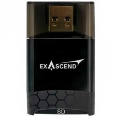 Картридер Exascend EXCRSDU2, 2 slots, SDXC - UHS-II, microSDXC - UHS-I, USB 3.2