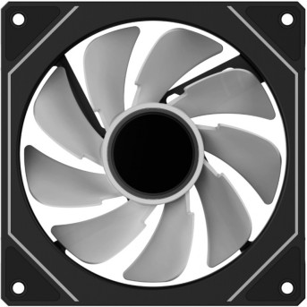Вентилятор для корпуса Ocypus Gamma F12 BK ARGB REVERSE BLADE 120x120x25mm 800-1600RPM Черный в Metoo.kz - Metoo (4)
