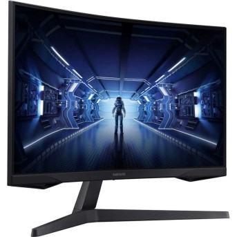 Монитор жидкокристаллический Samsung LC27G55TQWIXCI 27" Odyssey G5 16:9 2560x1440 144Hz VA, изогнутый1000R, 250cd/m2, H178°/V178°, 1ms, DisplayPort, HDMI в Metoo.kz - Metoo (1)