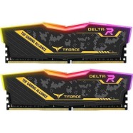 ОЗУ Team DELTA R TUF RGB YELLOW 16Gb(8x2)/3200MHz CL18, 1.35V, TF9D416G3200HC16FDC01
