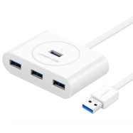 HUB UGREEN CR113 USB 3.0 Hub 1m (White)