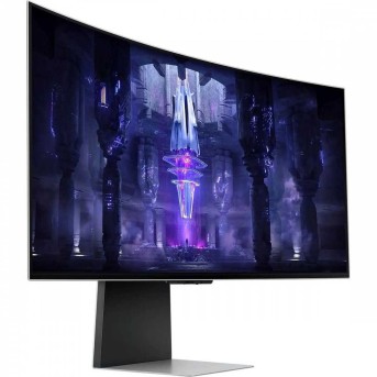 Монитор жидкокристаллический Samsung МониторжидкокристаллическийSamsungLS34BG 34'' 21:9 3440x1440(UWQHD) OLED, Curved, Нет, 175 Hz, 250 cd/m2, H178°/V178°, Speakers, Silver LS34BG850SIXCI в Metoo.kz - Metoo (15)