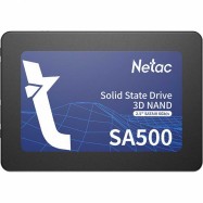 Твердотельный накопитель SSD 512Gb, SATA 6 Gb/s, Netac SA500, 2.5", 3D TLC, 520R/450W