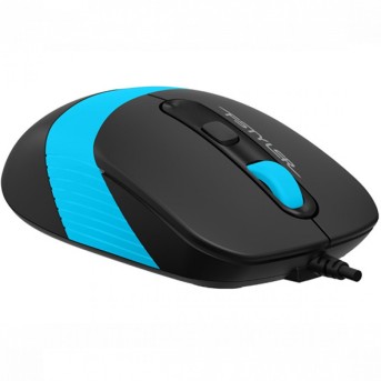 Мышь A4tech Fstyler FM10-BLUE, оптическая 1600DPI, 150 см, USB в Metoo.kz - Metoo (2)