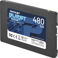 Твердотельный накопитель SSD 480 Gb SATA 6Gb/s Patriot Burst Elite PBE480GS25SSDR 2.5 3D QLC..