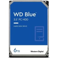 Жёсткий диск HDD 6 Tb SATA 6Gb/s Western Digital Blue WD60EZAX 3.5" 5400rpm 256Mb