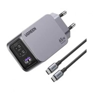 Зарядное устройство Ugreen X755 25871 Nexode Pro 65W/ 2*USB-C/1*USB-A/ GaN Tech Fast Charger..