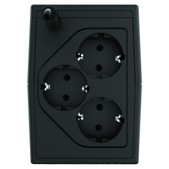 ИБП Ippon Back Basic 650S Euro, 650VA, 360Вт, AVR 162-285В, 3хEURO, управление по USB, без комлекта кабелей в Metoo.kz - Metoo (4)
