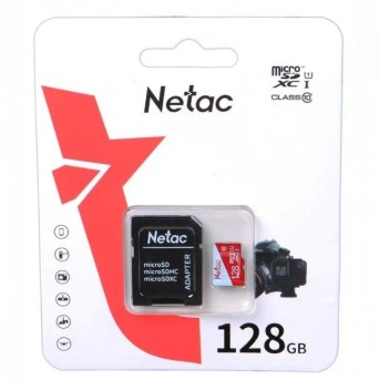 Карта памяти MicroSD Netac P500 ECO MicroSDXC 128GB, Class 10 в Metoo.kz - Metoo (1)