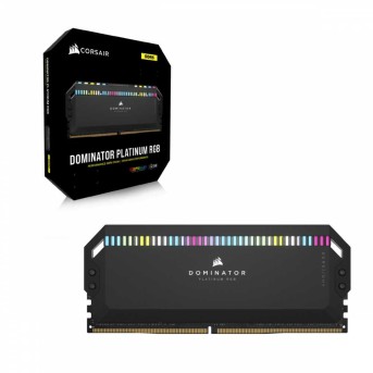 Corsair DDR5, 6000MT/<wbr>s 32GB 2x16GB DIMM, Unbuffered, 36-38-38-76, OC PMIC, XMP 3.0, DOMINATOR PLATINUM RGB DDR5 Black Heatspreader, RGB LED, 1.25V, EAN:0840006660774 - Metoo (3)