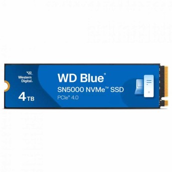 Твердотельный накопитель 4000GB SSD WD BLUE SN5000 M.2 2280 NVMe 4.0 R5500/W5000 WDS400T4B0E-00BKY0 в Metoo.kz - Metoo (1)