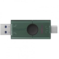 Флэш-накопитель Kingston 128Gb USB3.2 Gen2 + Type-C, Data Traveler Duo (Black)..