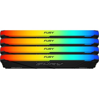 Kingston 32GB 3200MT/s DDR4 CL16 DIMM (Kit of 4) FURY Beast RGB в Metoo.kz - Metoo (3)