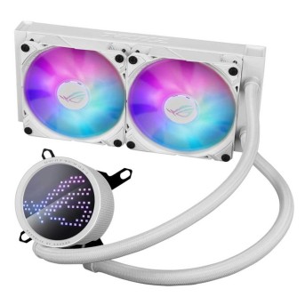 СЖО ASUS ROG RYUO III 240 ARGB WHT , AIO, 2x120mm fan, 1200/<wbr>1700/<wbr>AM5, WHITE, BOX - Metoo (2)