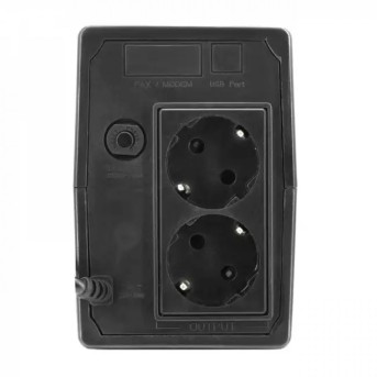 ИБП Hikvision DS-UPS600, AVR (145-290V), 600VA/360W, 12V/7Ah*1, Schuko*2, LED в Metoo.kz - Metoo (2)