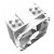 Кулер для процессора ID-Cooling SE-214-XT ARGB WHITE, S1700/1200/115x/AMD, 180W, 500-1500rpm, 4pin в Metoo.kz - Metoo (3)
