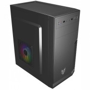 Компьютерный корпус FSP CST120, Без БП, 2xUSB2.0, 1xFAN80, Black, mATX