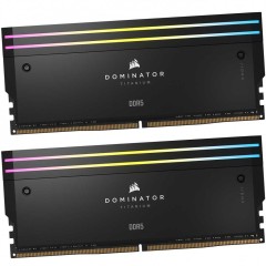 Corsair DOMINATOR TITANIUM 32GB (2 x 16GB) DDR5 6400 CL32-40-40-84 1.40V Intel XMP - BLACK