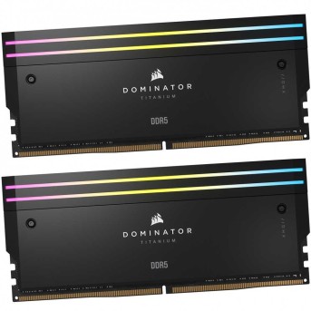 Corsair DOMINATOR TITANIUM 32GB (2 x 16GB) DDR5 6400 CL32-40-40-84 1.40V Intel XMP - BLACK в Metoo.kz - Metoo (1)