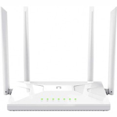 Wi-Fi роутер Netis NC21, WiFi 5, AC1200, 300+867Мбит/<wbr>с, 4x5dBi, TR-069, WPS, Mesh, IPTV, WAN, 3xLAN