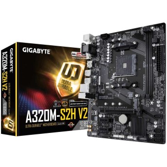 Плата материнская Gigabyte Gigabyte GAA32MS2H-00-G12, M/B GA-A320M-S2H 1.2 в Metoo.kz - Metoo (5)
