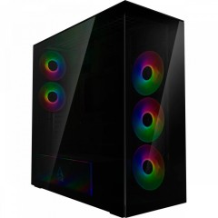 Компьютерный корпус Arctic Xtender Black(Tinted Glass), 5 ARGB FAN, USB-C, 2xUSB-A, E-ATX..