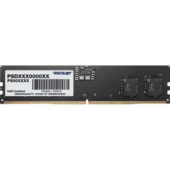 Модуль памяти Patriot Signature, PSD58G480041, DDR5, DIMM, 8Gb, 4800MHz, CL40 в Metoo.kz - Metoo (1)